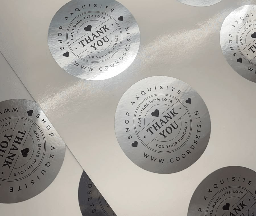 Decal xi bạc