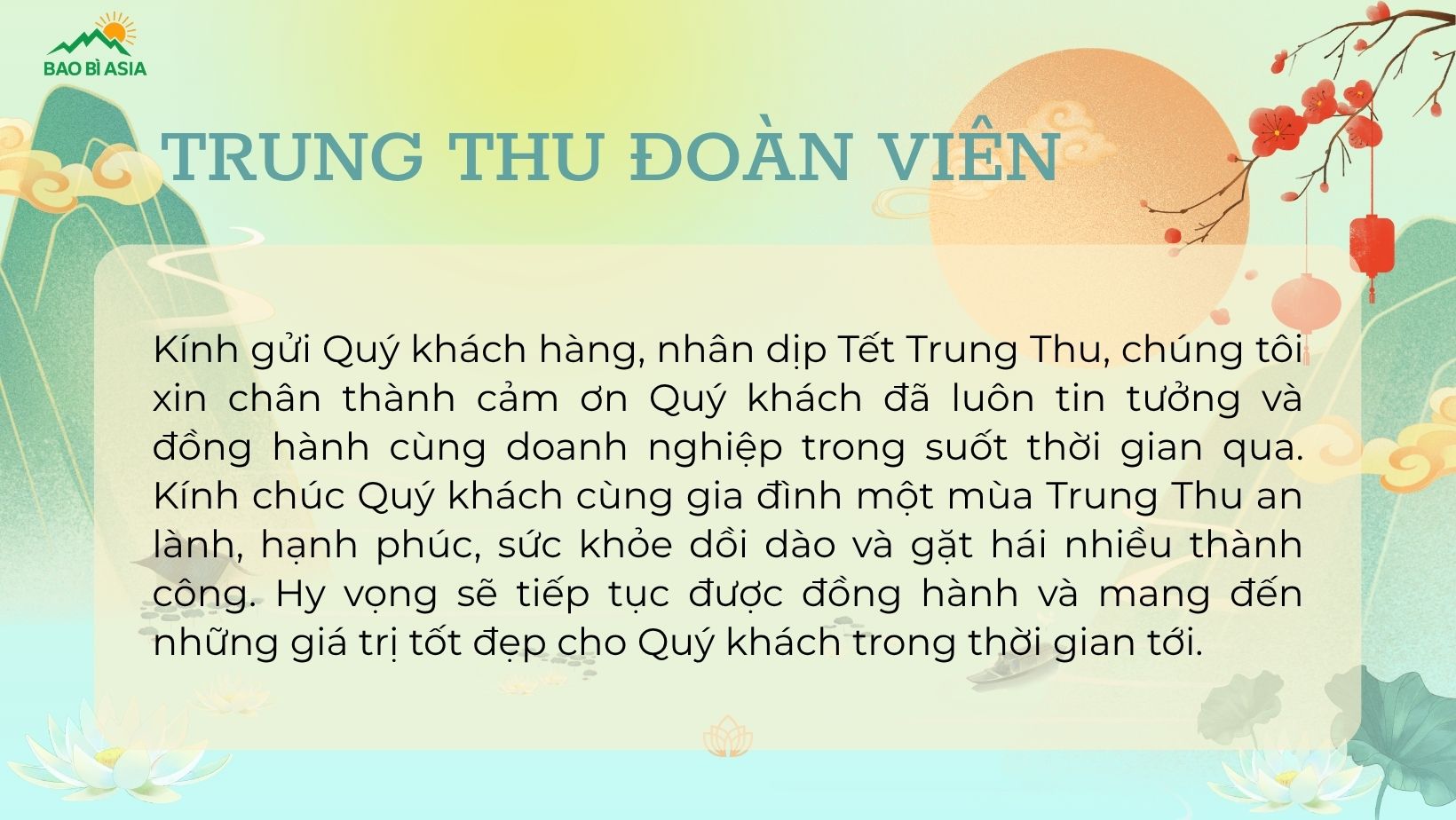 Lời chúc Trung Thu chân thành