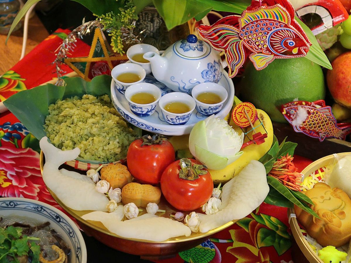 Mâm cỗ Trung Thu