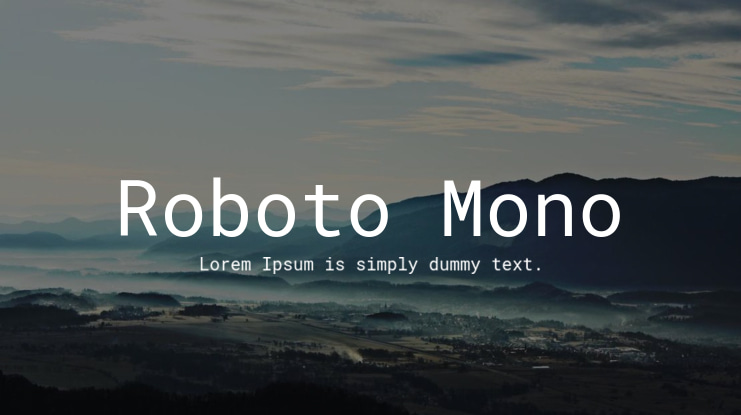 Roboto Mono