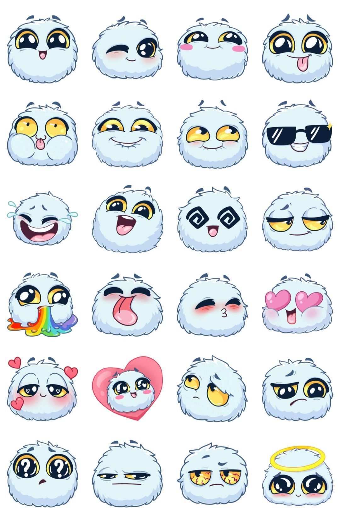 Sticker chibi cảm xúc 4