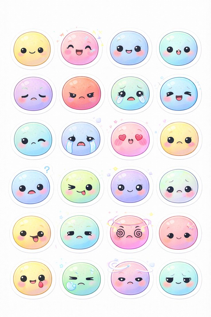Sticker chibi cảm xúc 5