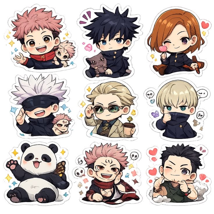 Sticker chibi anime 10