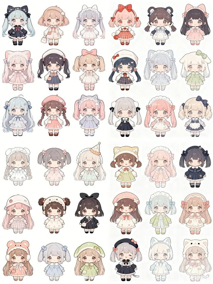 Sticker chibi anime 2