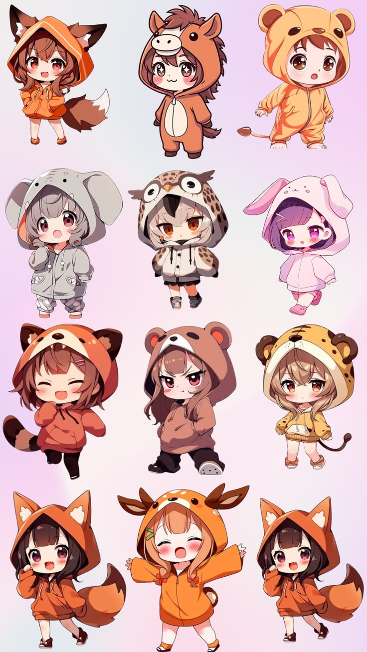 Sticker chibi anime 3