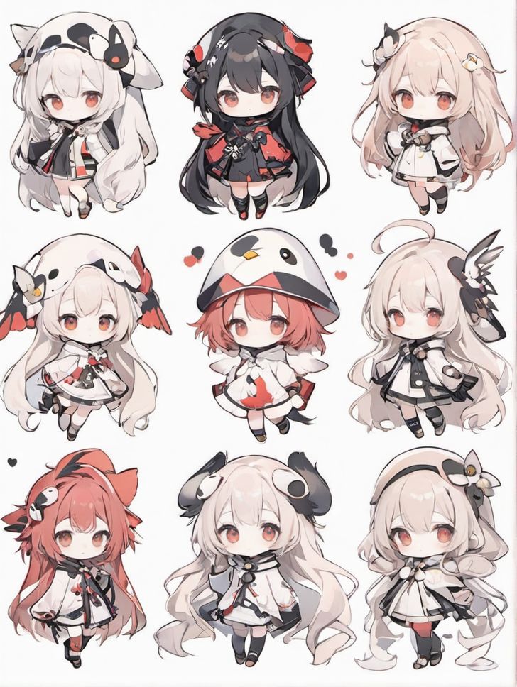 Sticker chibi anime 5