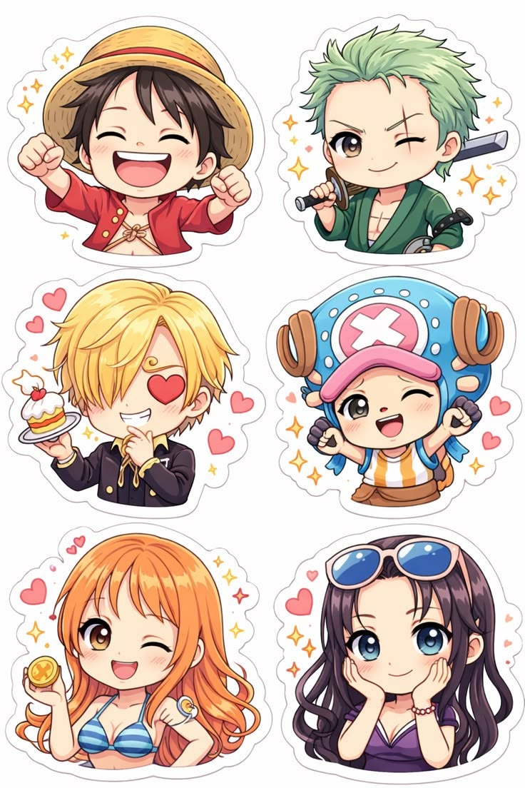 Sticker chibi anime 6