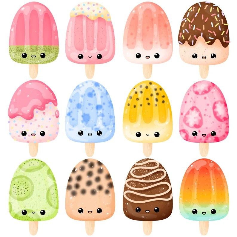 Sticker chibi đồ ăn, thức uống 5