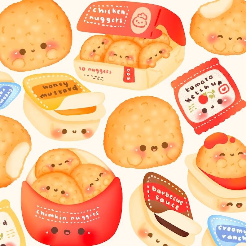 Sticker chibi đồ ăn, thức uống 6