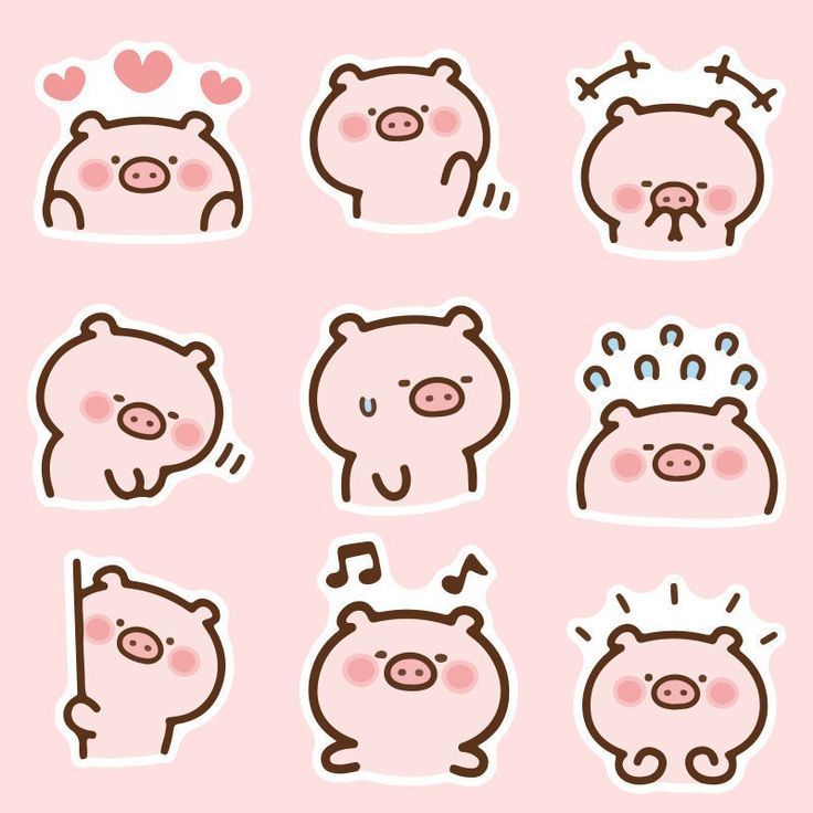 Sticker chibi động vật dễ thương 10