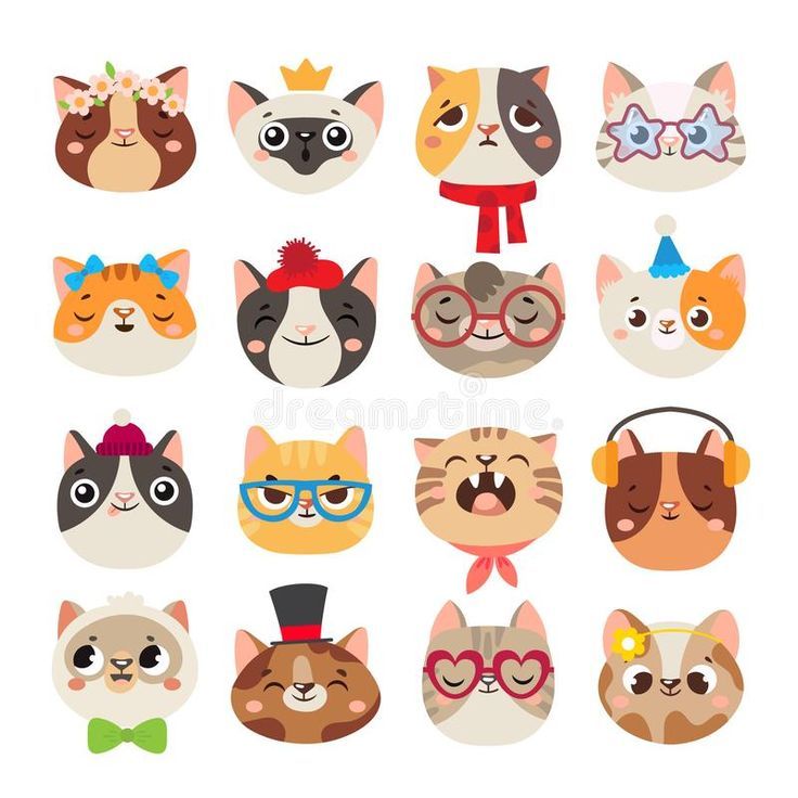 Sticker chibi động vật dễ thương 6