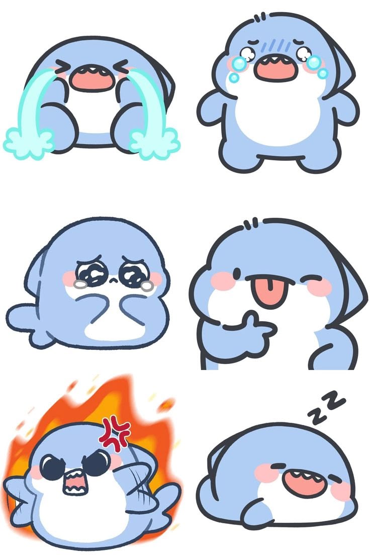Sticker chibi động vật dễ thương 9
