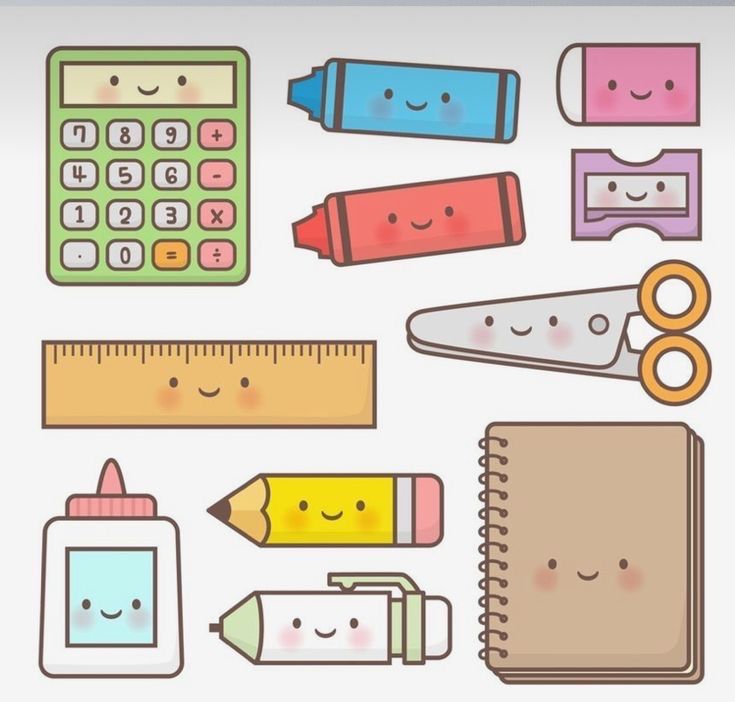Sticker chibi học tập 3