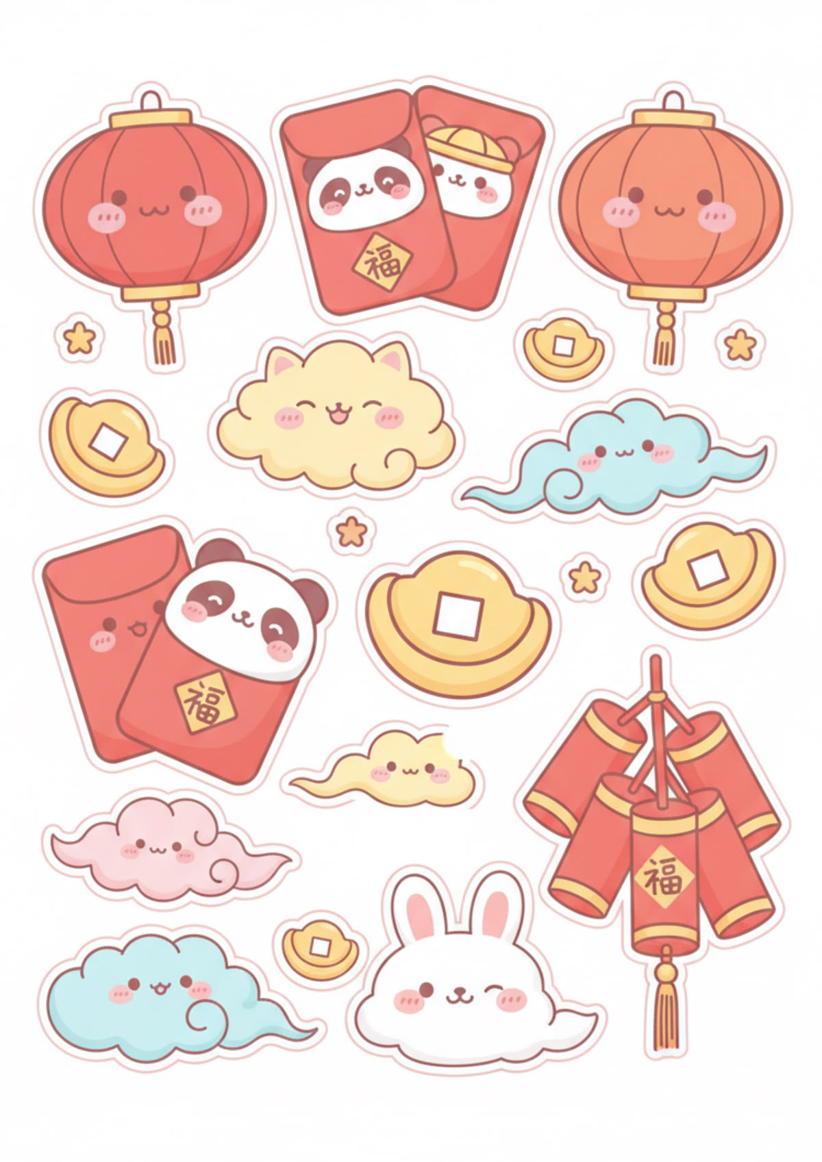 Sticker chibi lễ hội 7