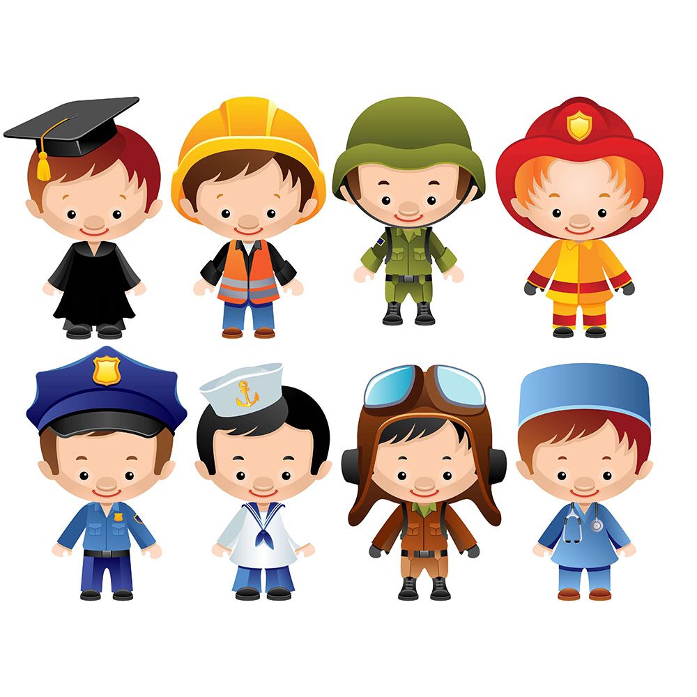 Sticker chibi nghề nghiệp 1