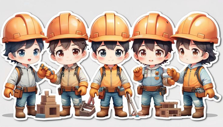 Sticker chibi nghề nghiệp 10