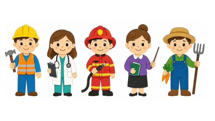 Sticker chibi nghề nghiệp 2