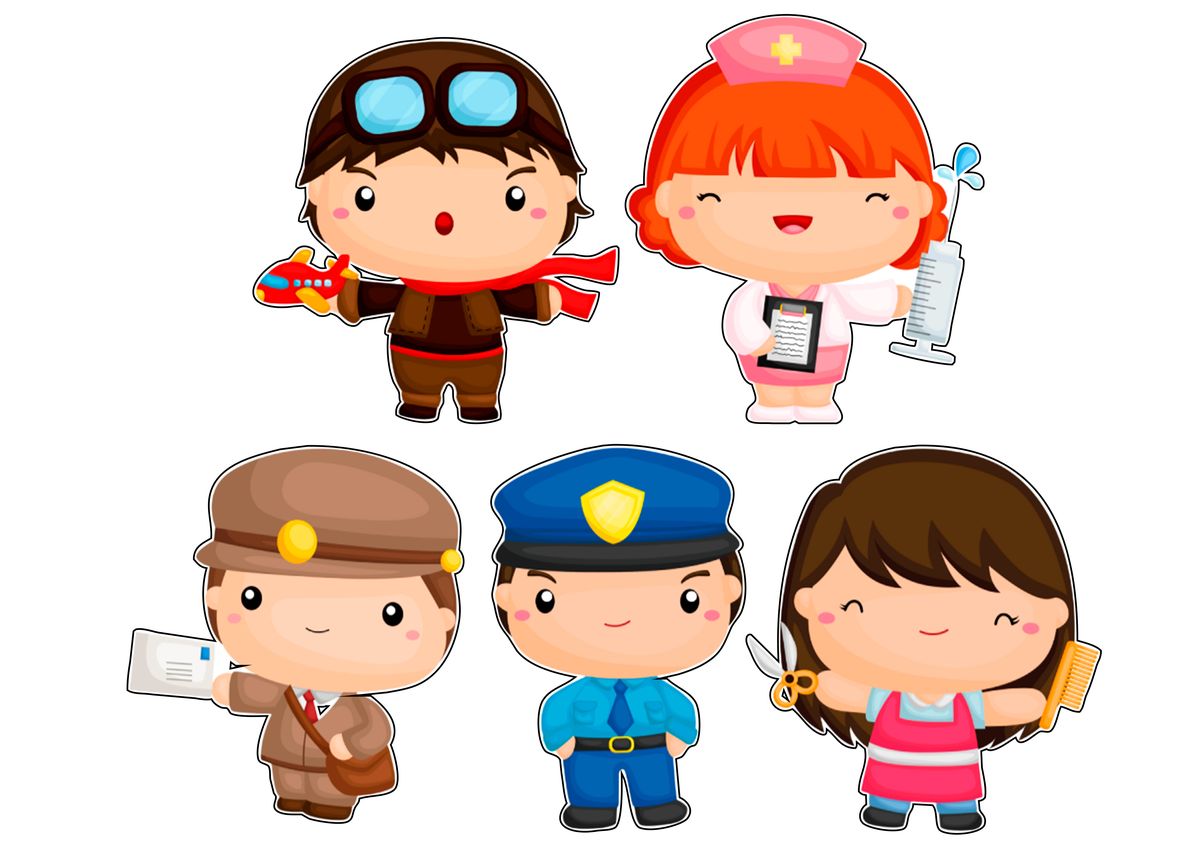 Sticker chibi nghề nghiệp 6