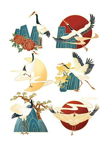 sticker họa tiết cổ điển phong cách cao cấp