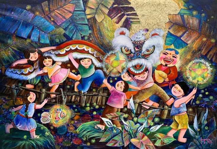 Tranh phá cỗ đêm Trung Thu 2
