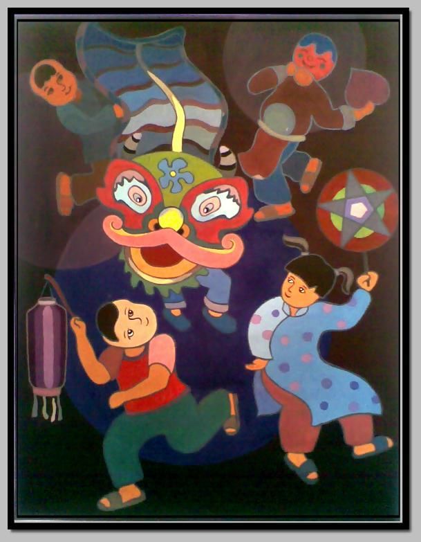 Tranh phá cỗ đêm Trung Thu 5