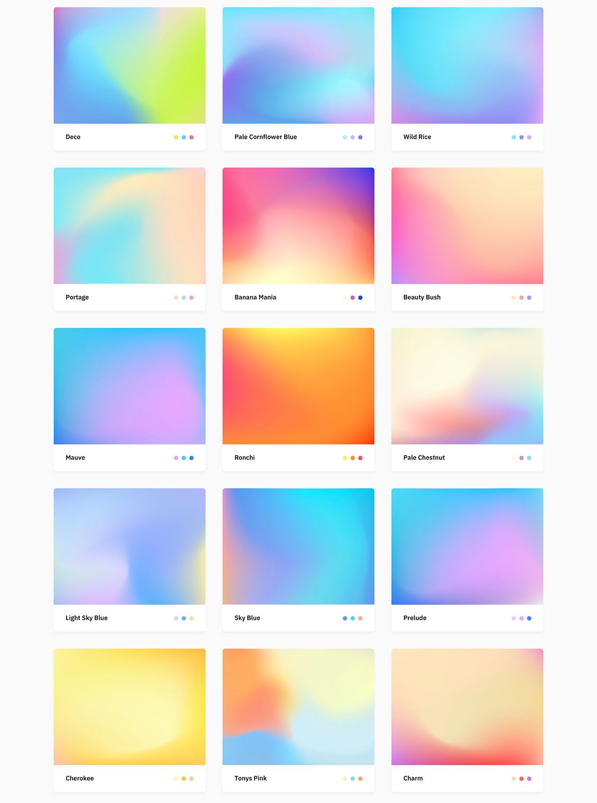 Xu hướng thiết kế Gradient nổi bật hiện nay