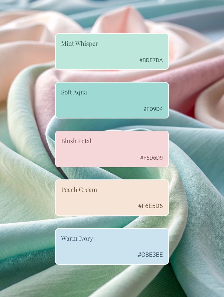 Xu hướng sử dụng màu pastel trong thiết kế hiện đại