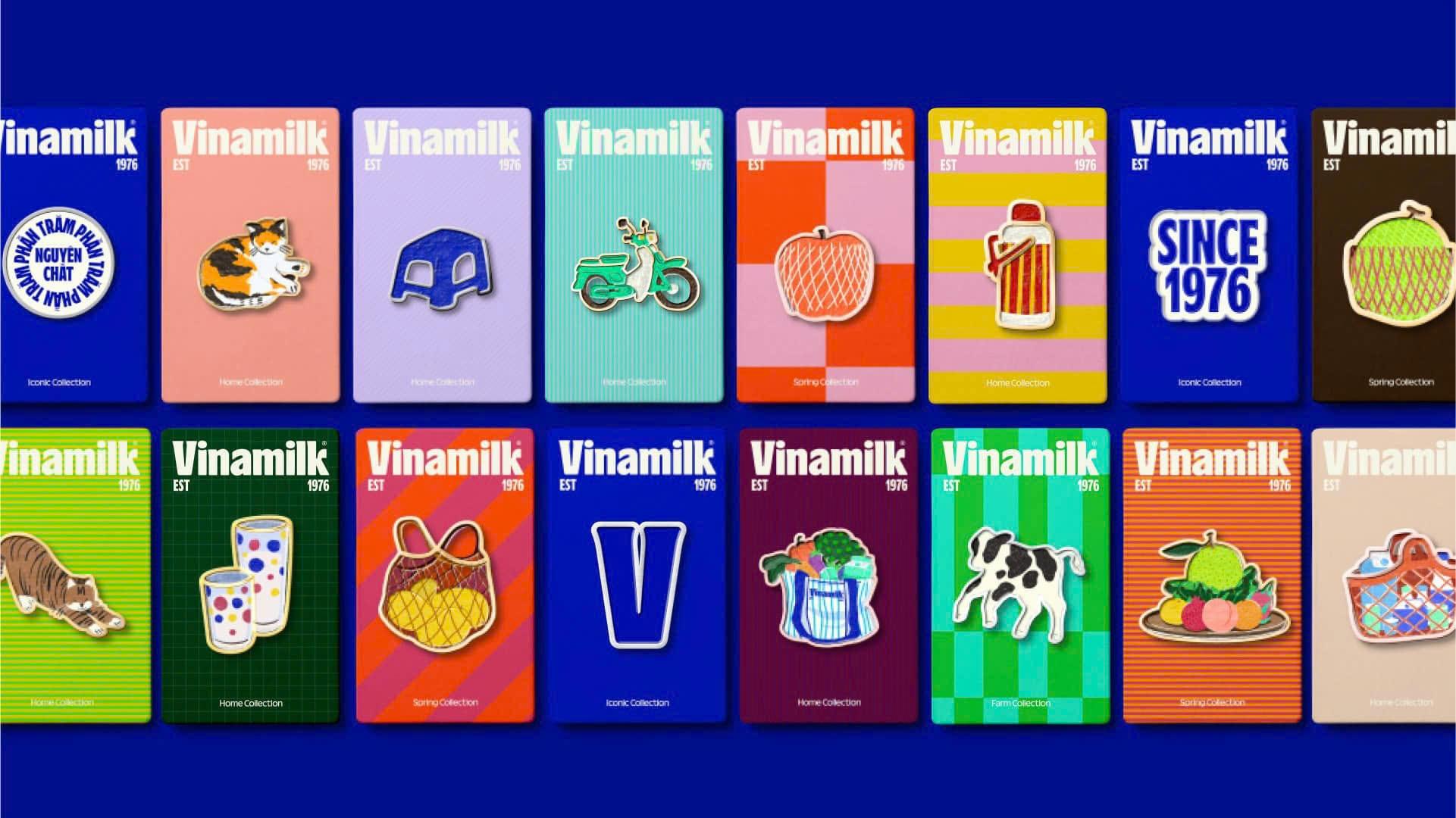 họa tiết đa dạng lấy cảm hứng từ chất liệu văn hóa Việt Nam của Vinamilk