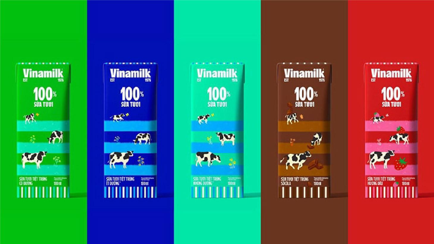 Bảng màu nhiệt đới của Vinamilk