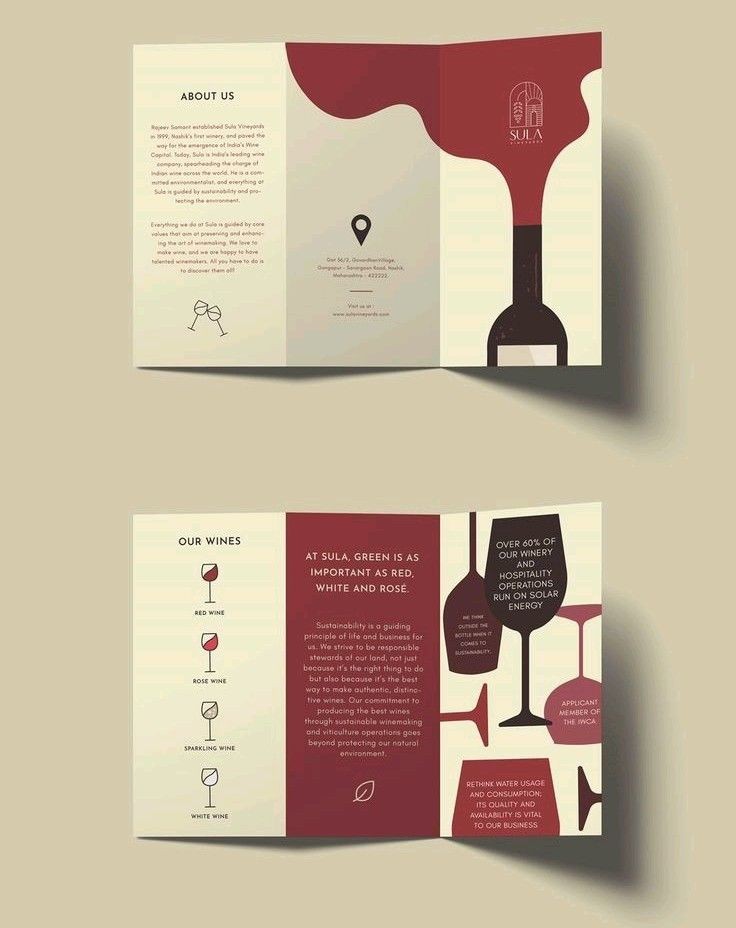 Brochure sử dụng hình ảnh lớn và storytelling