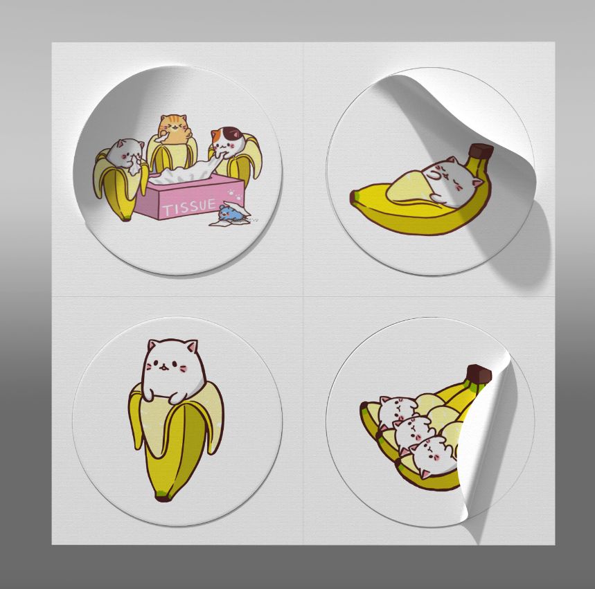 Decal giấy in sticker Trung thu
