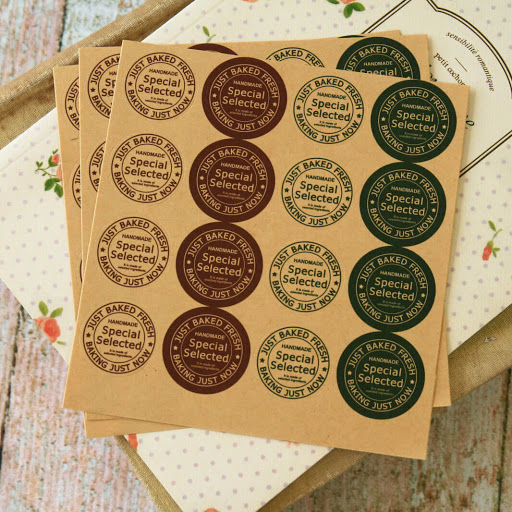 Decal kraft in sticker Trung thu