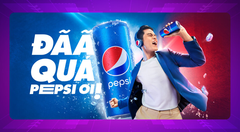 Key Visual của thương hiệu Pepsi