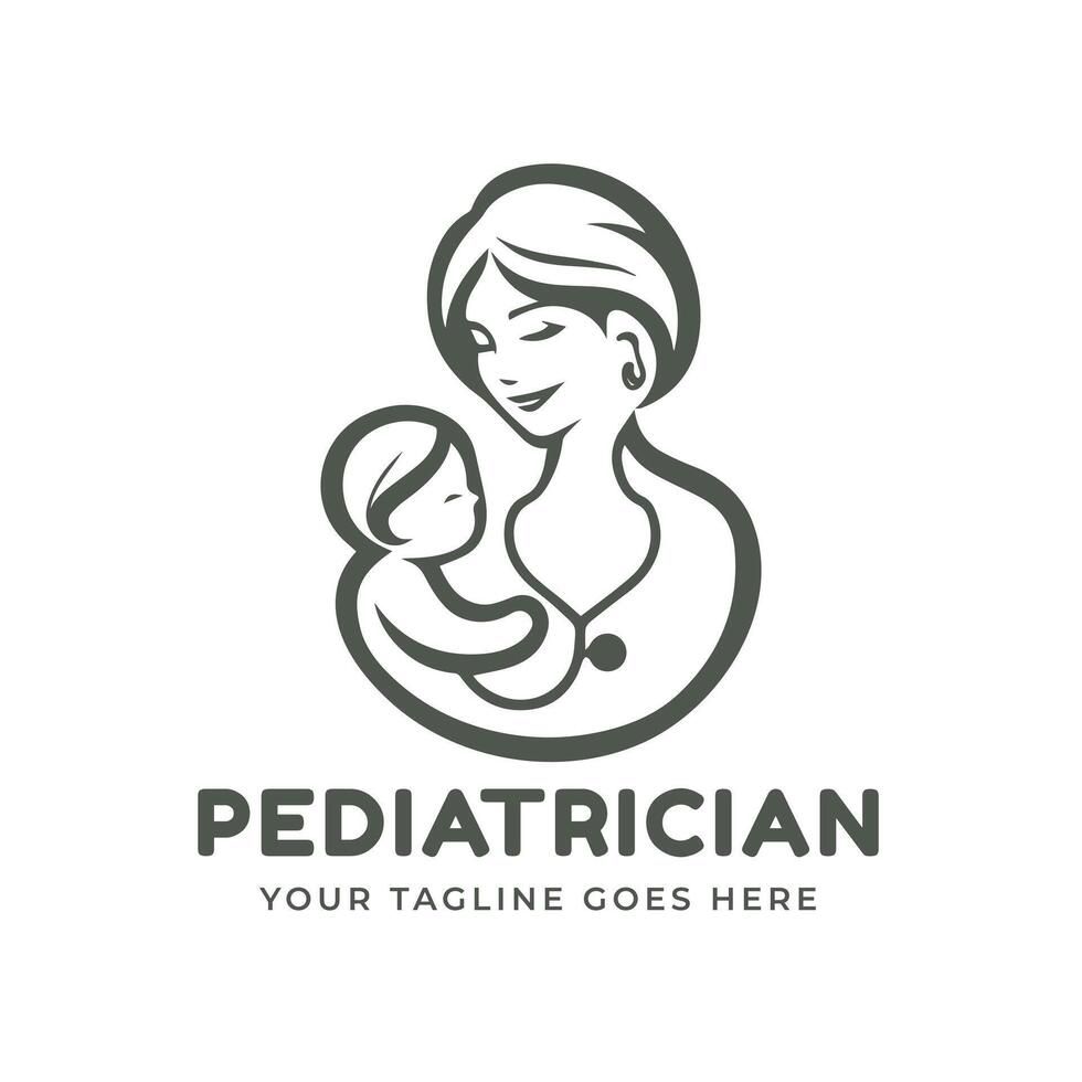 Logo sản phẩm chăm sóc mẹ và bé