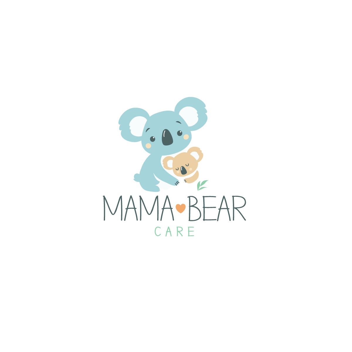 Logo mẹ và bé mascot