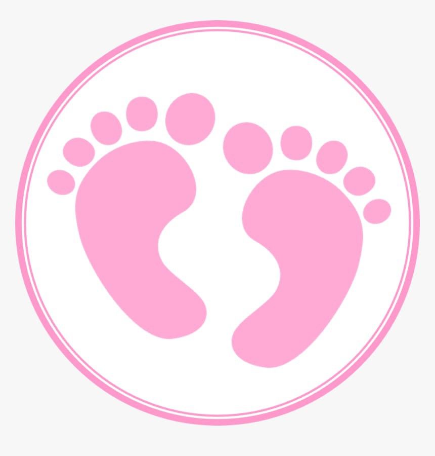 Logo mẹ và bé màu hồng pastel