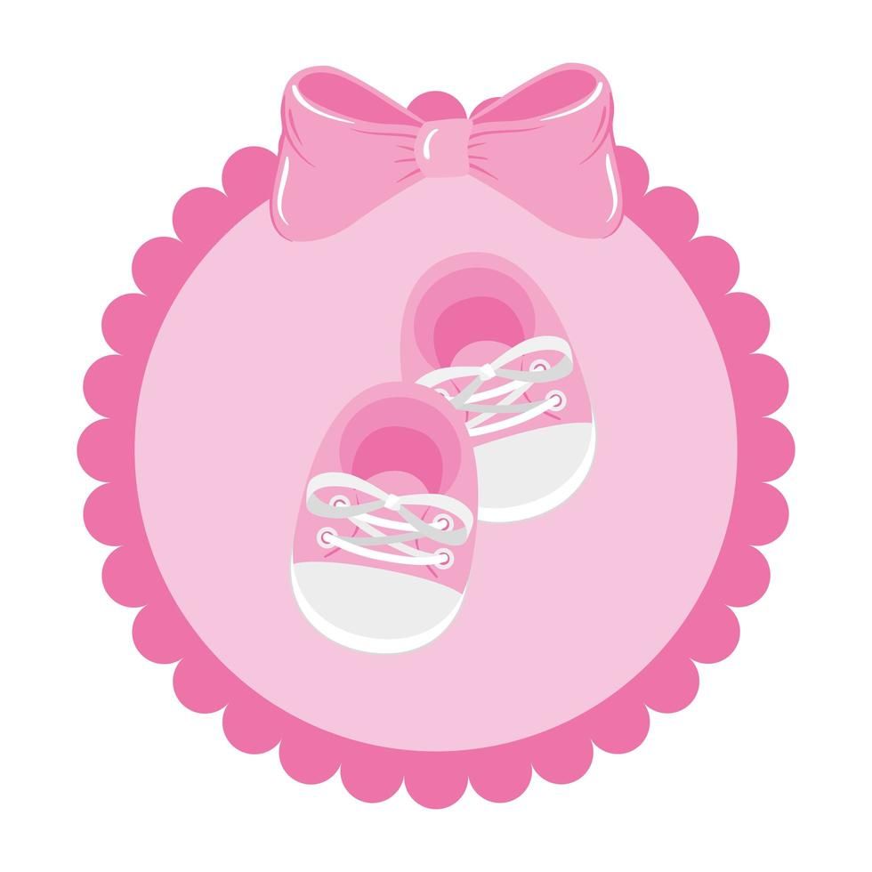 Logo mẹ và bé màu hồng pastel