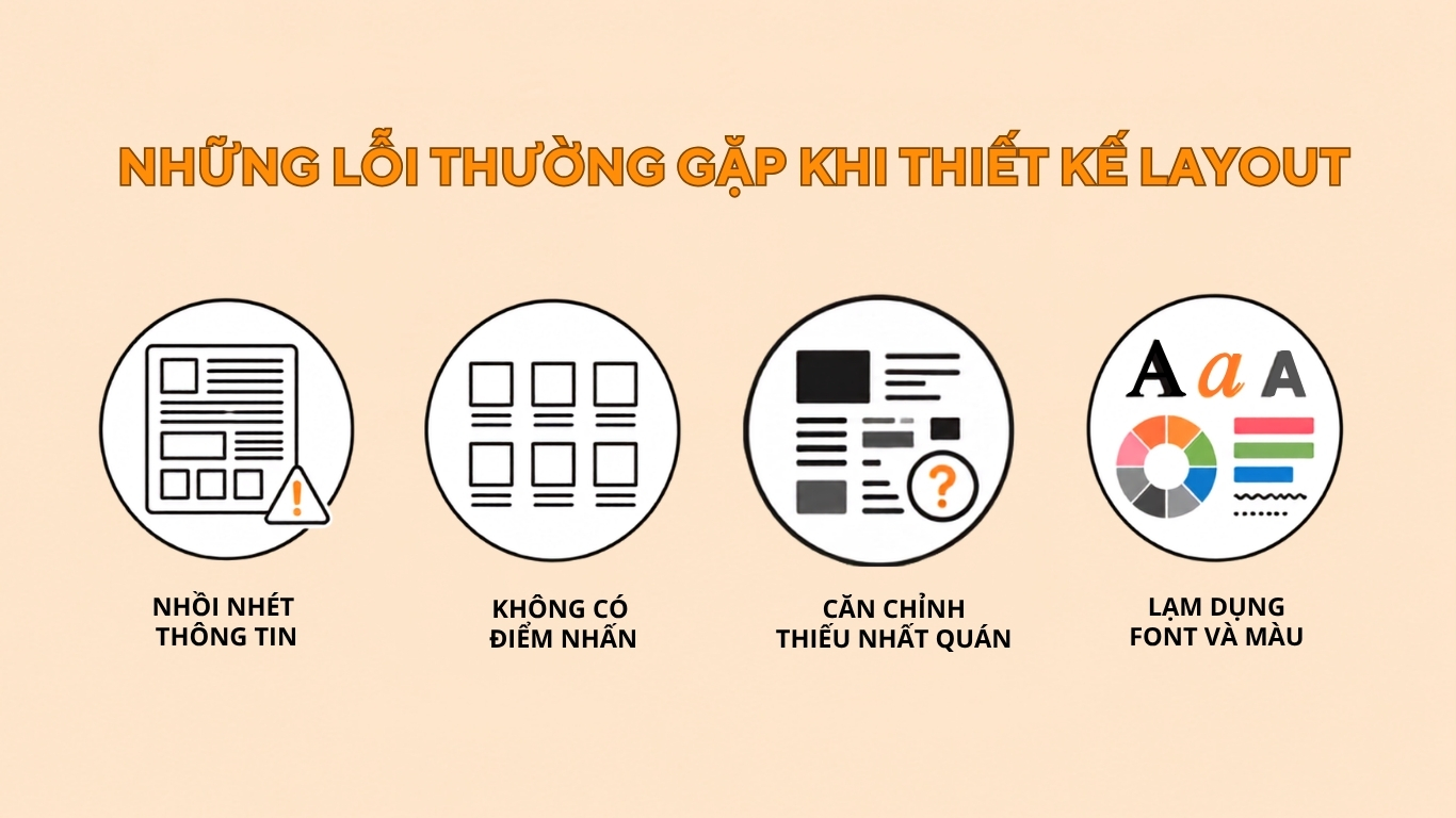 Những lỗi thường gặp khi thiết kế layout