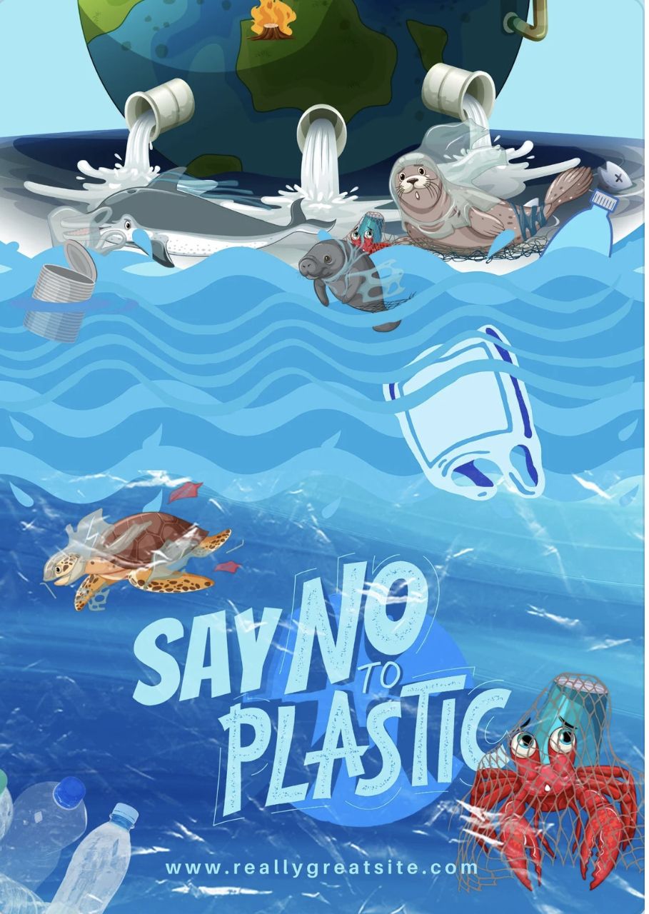 Poster bảo vệ môi trường biển