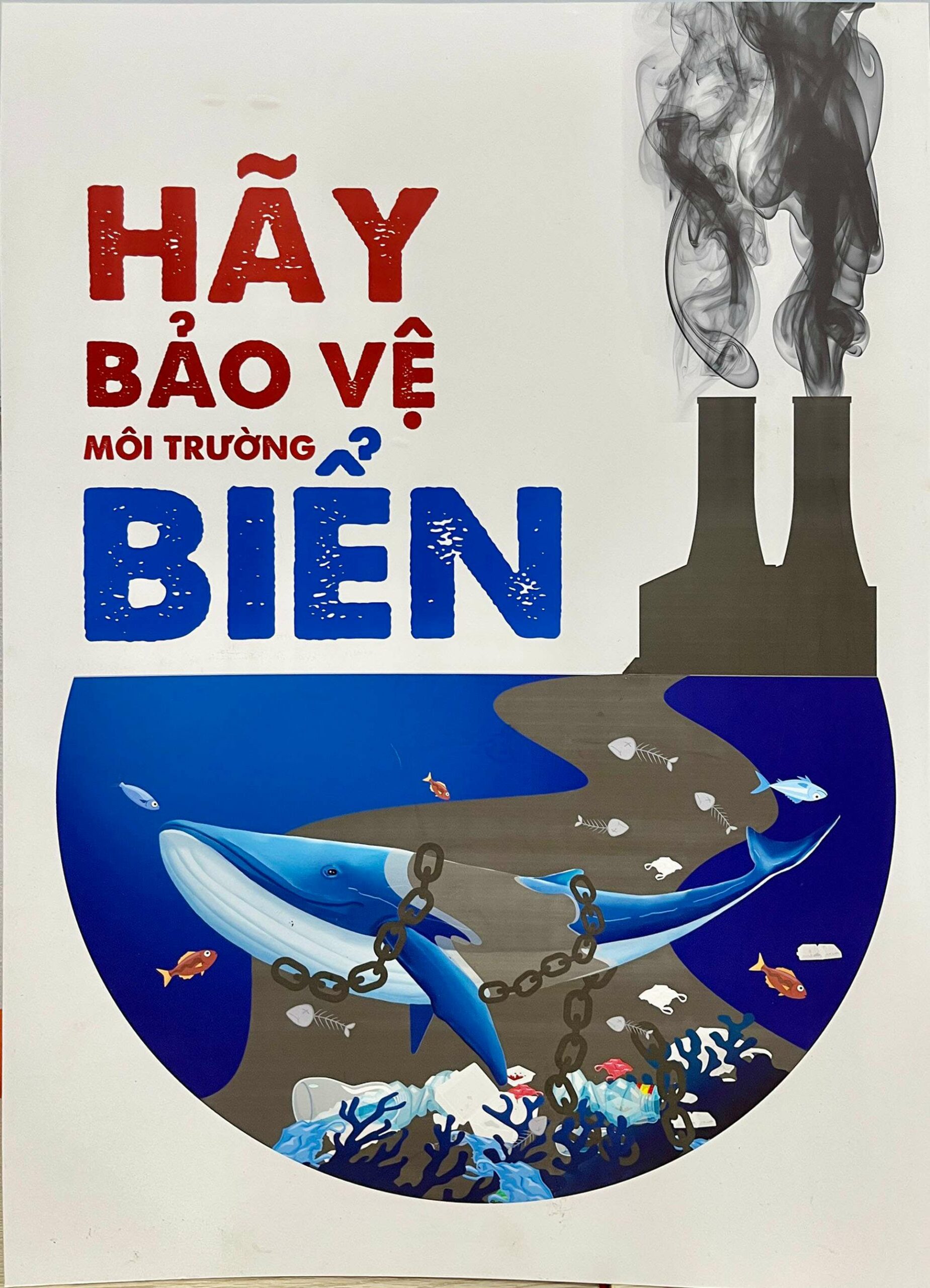 Poster bảo vệ môi trường biển