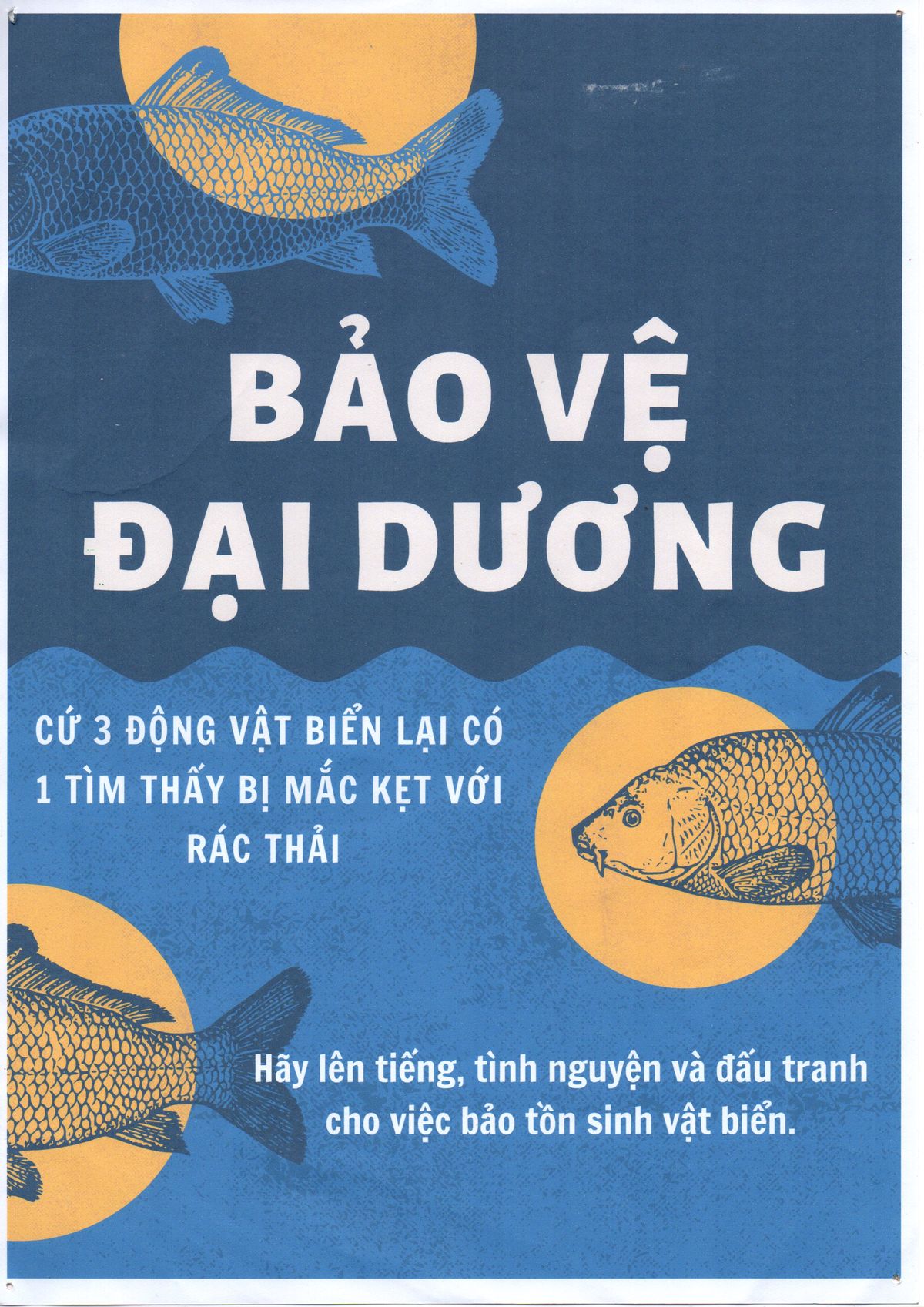 Poster bảo vệ môi trường biển
