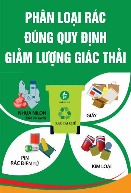Poster về chủ đề giảm rác thải nhựa