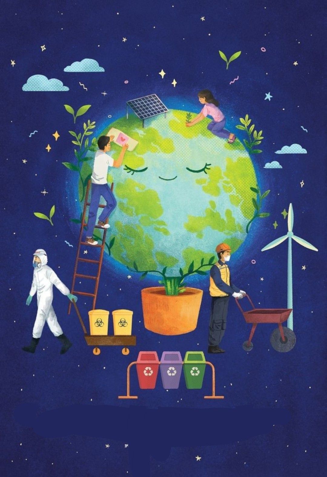 Poster tuyên truyền phân loại rác