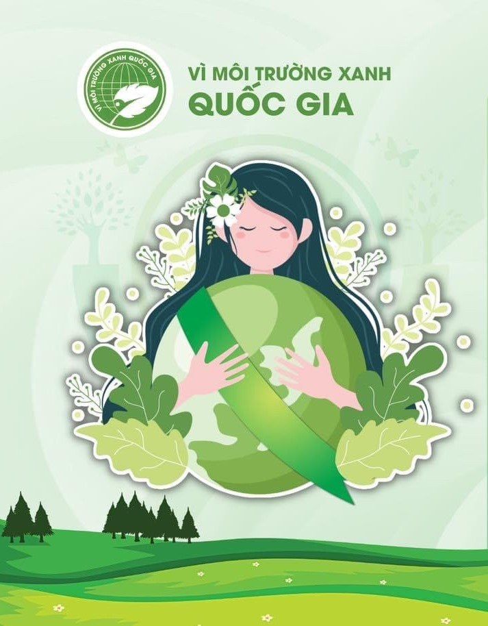 Poster bảo vệ môi trường chủ đề trái đất xanh
