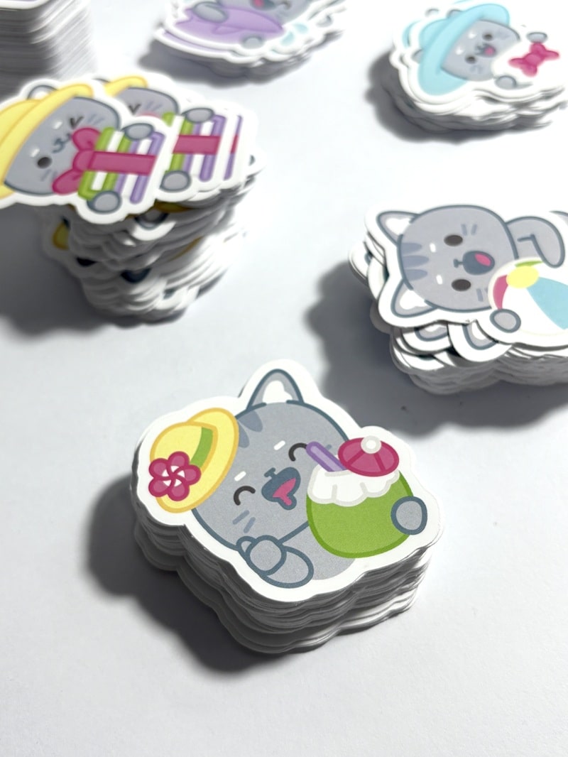Sticker, logo bằng kỹ thuật Die Cut