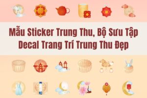 sticker trung thu