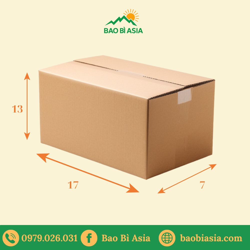 TC41 - Combo 1000 thùng carton - 17x7x13