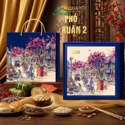 Hộp quà Tết Phố Xuân 2