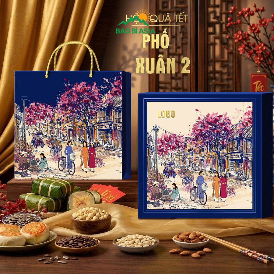 Hộp quà Tết Phố Xuân 2