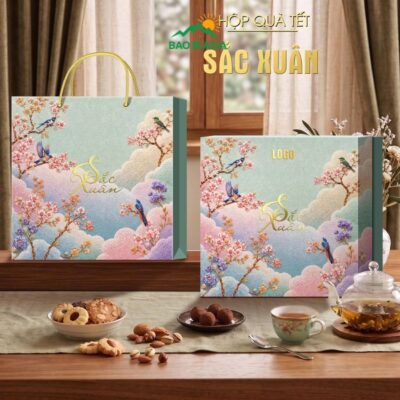 Hộp quà Tết Sắc Xuân